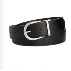 Calvin Klein Reversible Flat-Strap Leather Belt - Sizes - S, M, L, XL