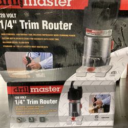 Drill Master 20 Volt 1/4" Trim Router
