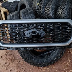 2022 To 2024 Ford F-150 Painted Grill Silver Black OEM Original