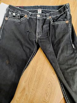 True Religion Men's Black Jeans 