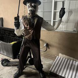 7ft Grave & Bones Animated LED Zombie Barber