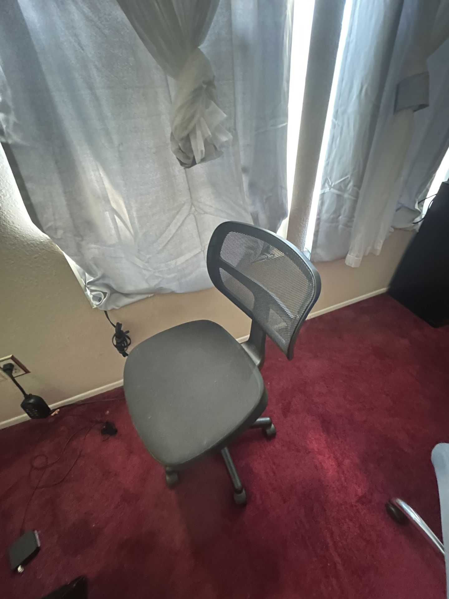 Black Office Chair, Vanity Chair, Computer Desk Chair