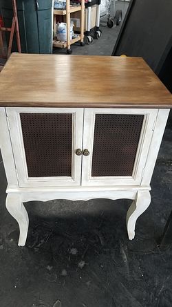 Gorgeous custom painted small accent table nightstand end table