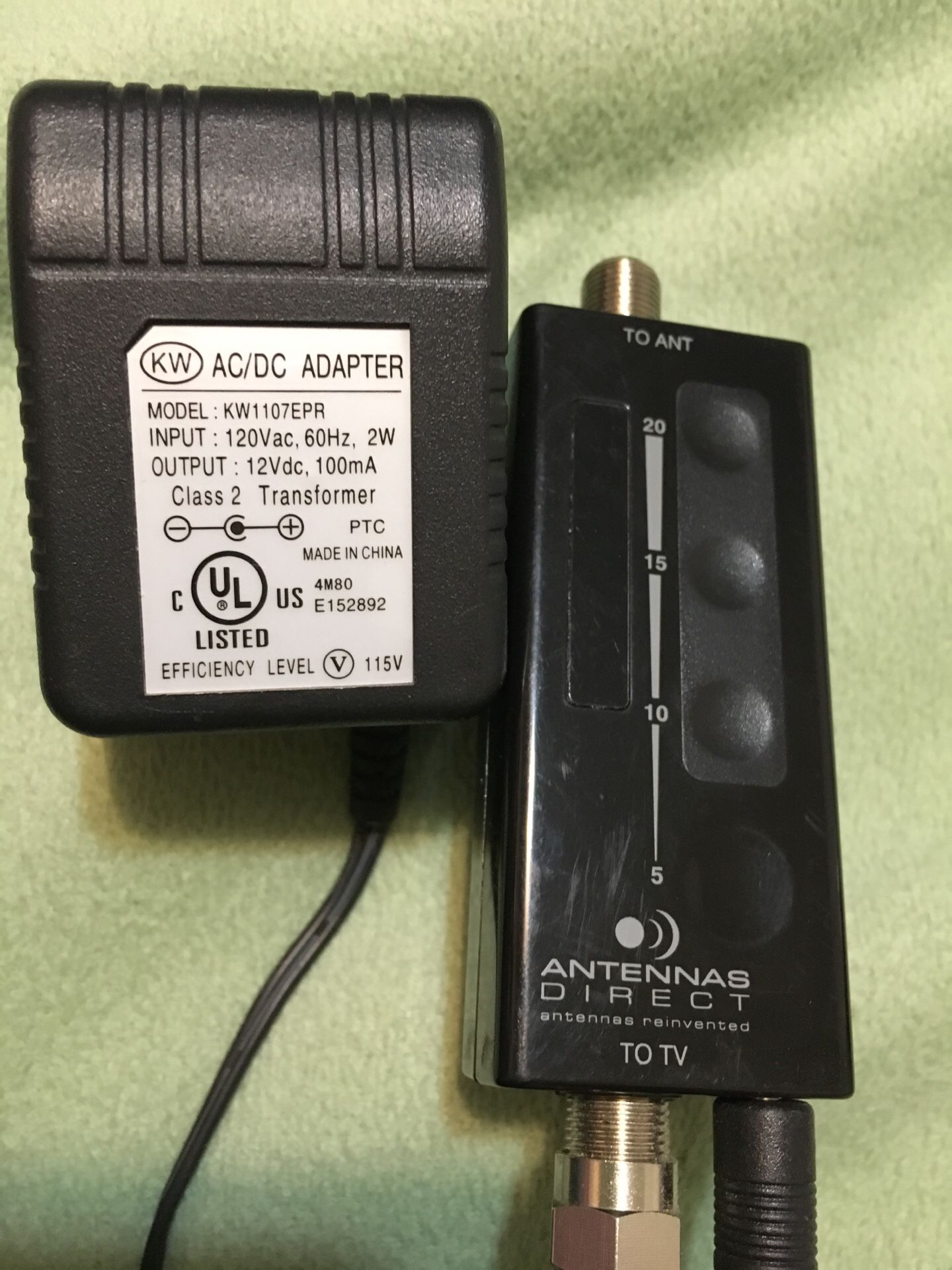 Antennas Direct VLA-1 Micron Variable In Line Amplifier Kit