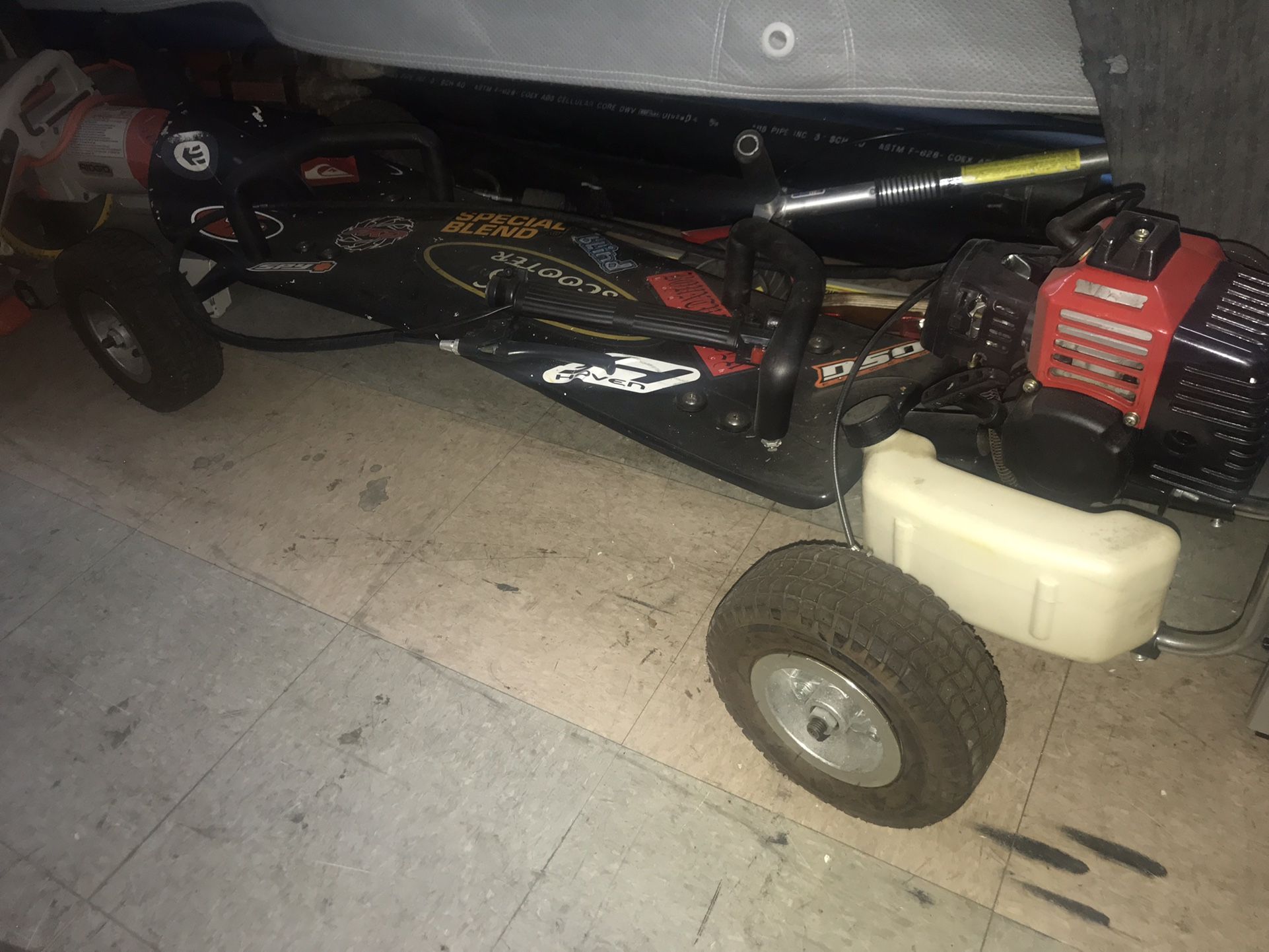 49cc Gas Powered Skateboard. $100 Takes The Prize!