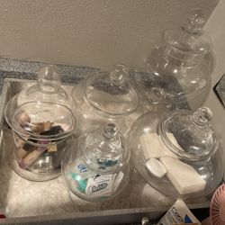 Glass Jars Set Of 5