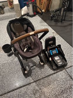 Shyft DualRide with Carryall Storage Infant Car Seat and Stroller Combo (Boone Gray)