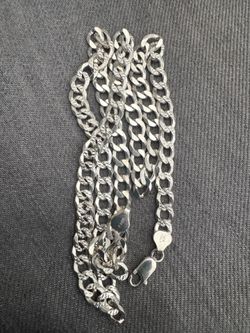 925 Italy Stirling silver Diamond Cut