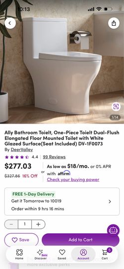 Brand new toilet 12 inch rough in