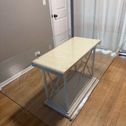 2 piece Glass Table 