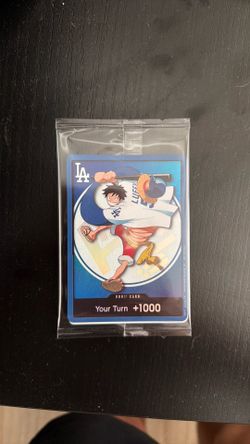 2026 One Piece x Dodgers night Monkey D Luffy Promo