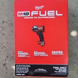 Milwaukee 18v Fuel Mid Torque Impact Wrench 1/2 Brand New Tool Only 