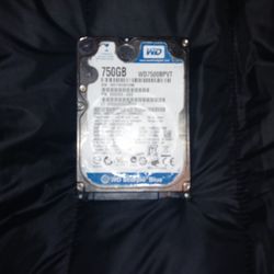 Western Digital Scorpio Blue  (750GB WD7500BPVT)

$50obo