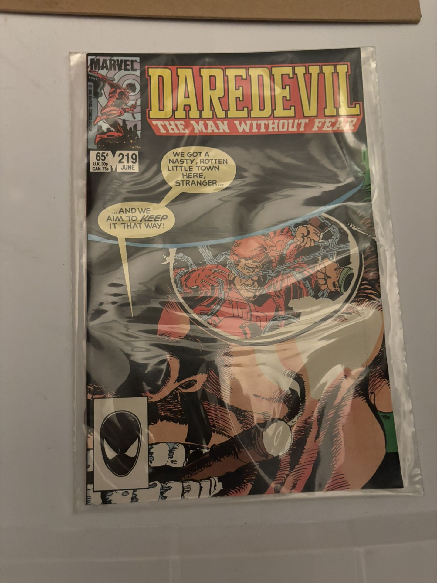 Daredevil The Man Without Fear Issue 219