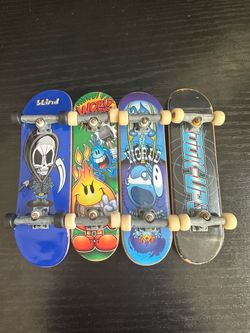Lot of 4 Tech Deck Fingerboards