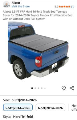 NEW-TOYOTA Tundra Truck Bed Cover