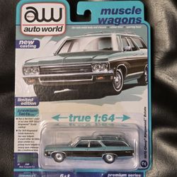 Auto World Muscle Wagons 1970 Chevy Kingswood Estate