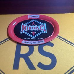 1994 Michael Jordan Ohio Art Tribute tray Stadium Give Away Retirement Ceremony