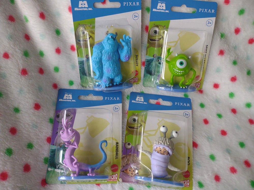 Disney Pixar's Monsters Incorporated Micro Collection Mattel Lot