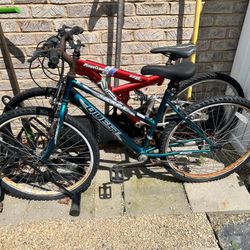 Teal bike 