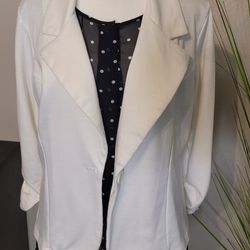 Womens White Blazer