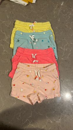 4 Shorts Niña Talla 2t 