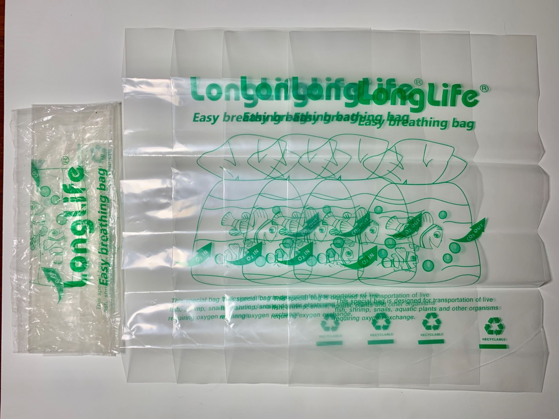 5 Longlife Breather Bags for Safely Shipping Fish