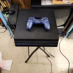 Ps4 Pro One Controller And Cables 