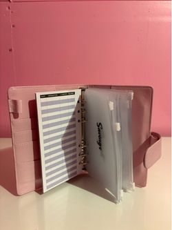 Pink savings book