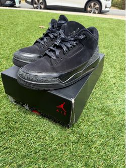 Air Jordan 3 Retro Black Cat (2025) Men’s Size 8.5