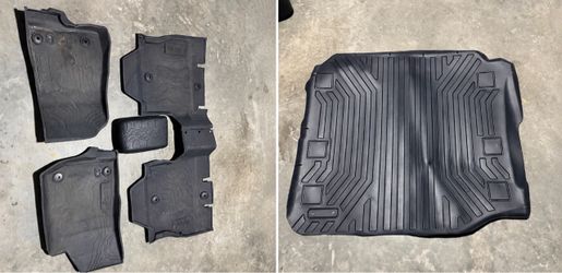All-Weather Floor Mats & Cargo Liner Combo – Fits 2018-2026 Jeep Wrangler JL (4-Door)