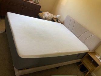 Queen size bed and frame