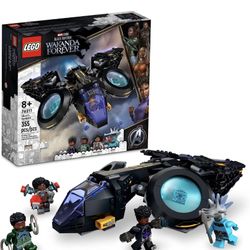 LEGO Marvel Shuri's Sunbird, Black Panther Aircraft Buildable Toy Vehicle for Kids, 76211 Wakanda Forever Set, Avengers Superheroes Gift Idea
