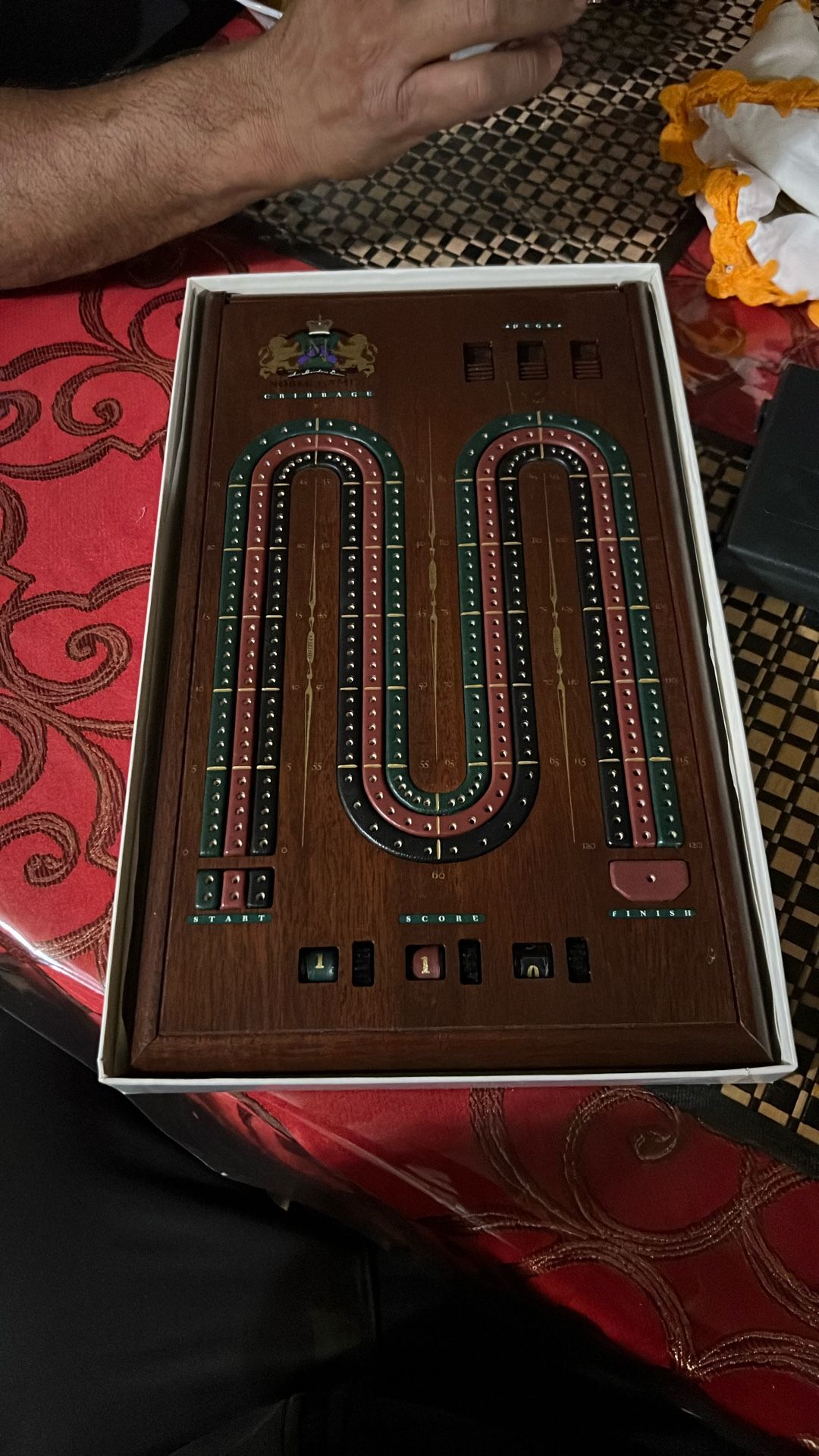 Noble Game Limited Edition-mahogany Cribbage