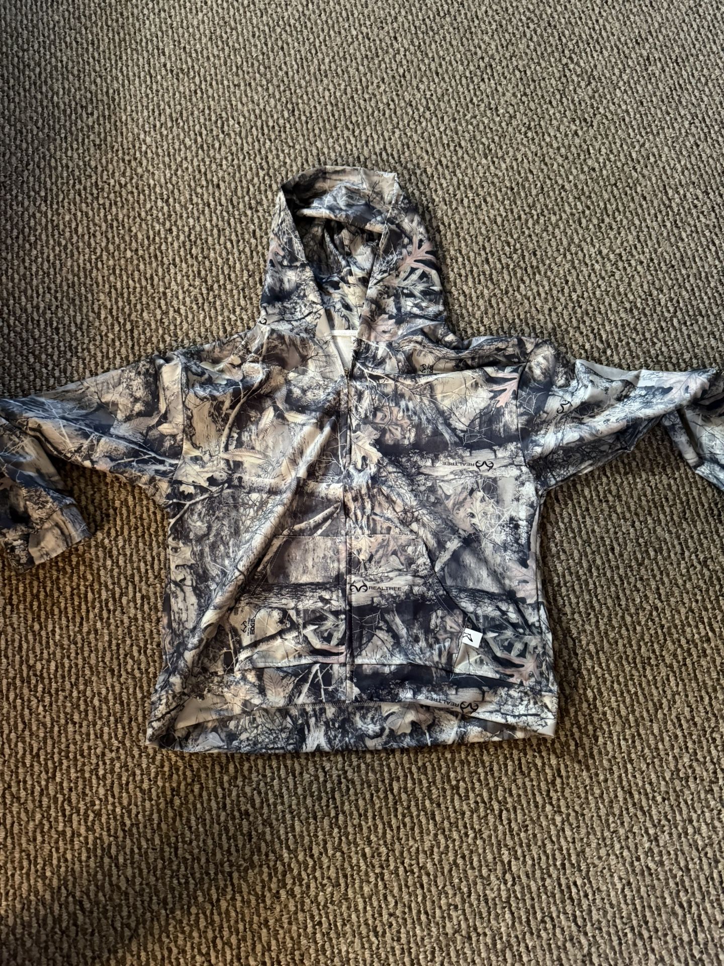 Camo Zip Up Hoodie