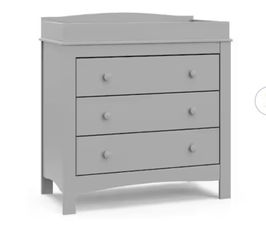 Graco 3 drawer w/ baby changing top