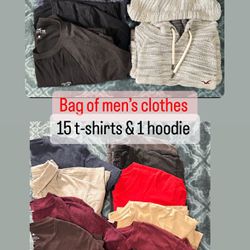 Bag Of Mens Clothes Size L