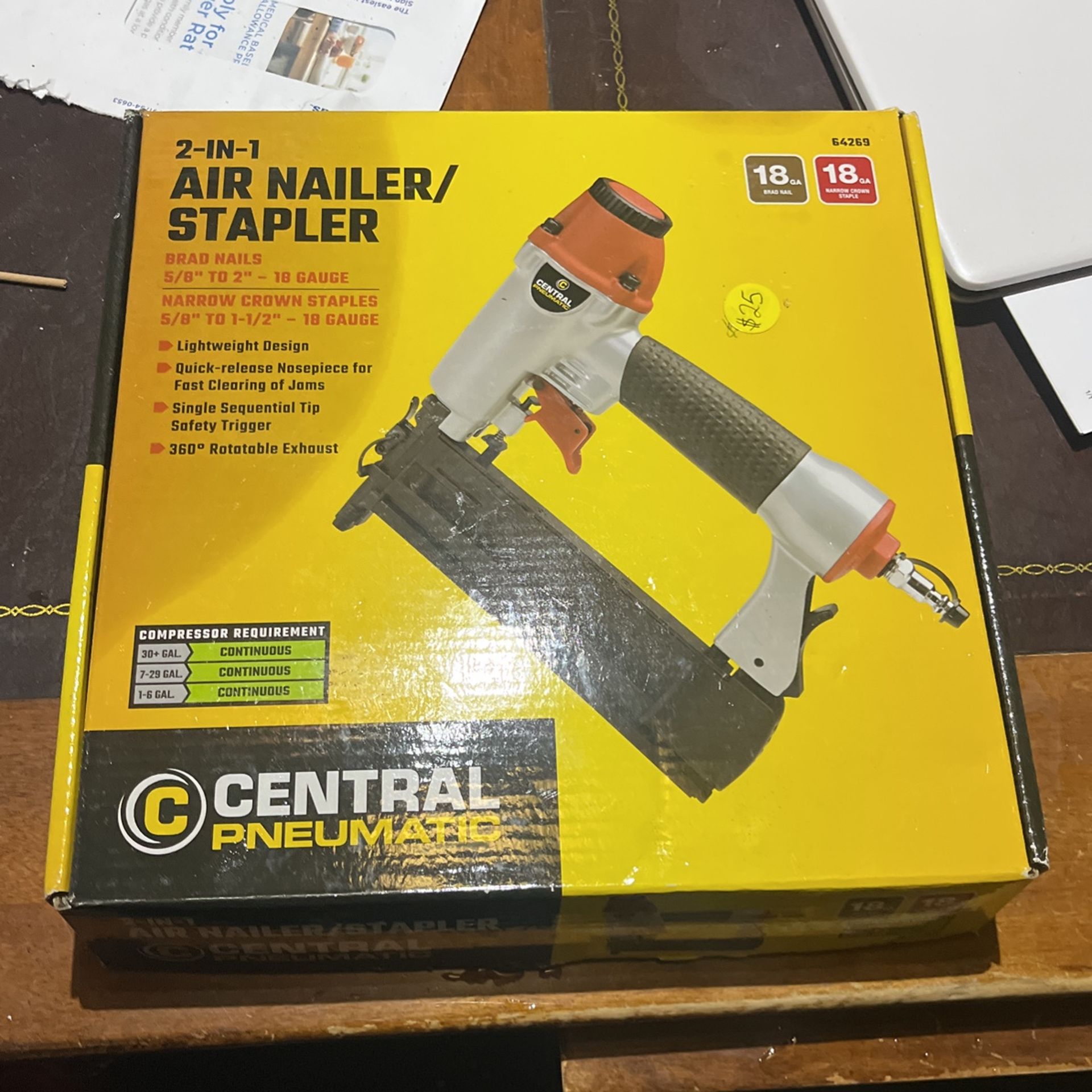 Air Nailer Stapler 2-1
