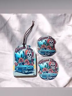Car Freshener & Coaster Set/3