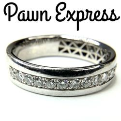 10K Men’s Diamond Ring Band 