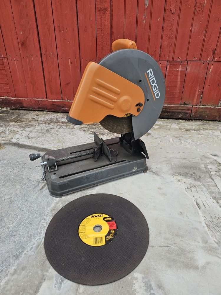 Ridgid 14" Abrasive cut off / chop box