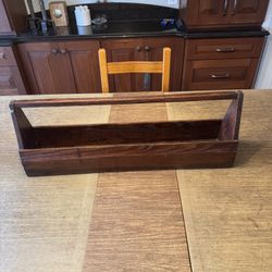 Vintage Wood Carpenters Tool Box