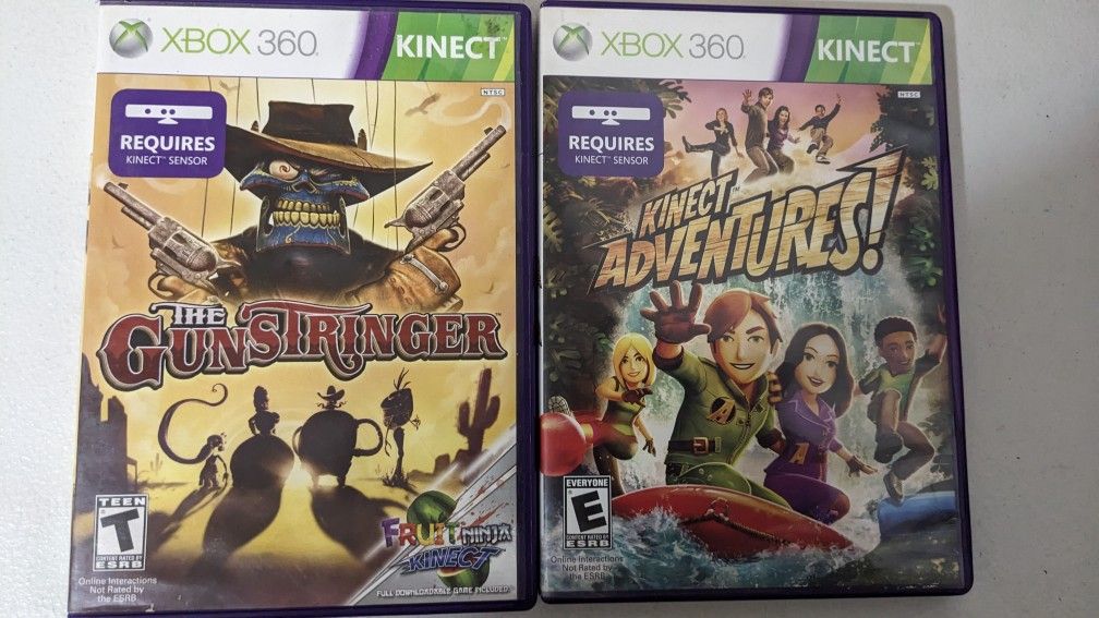 Xbox 360 Games - Two Kinect Games