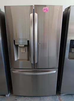LG French Door Fridge – Stainless, Ice/Water Dispenser