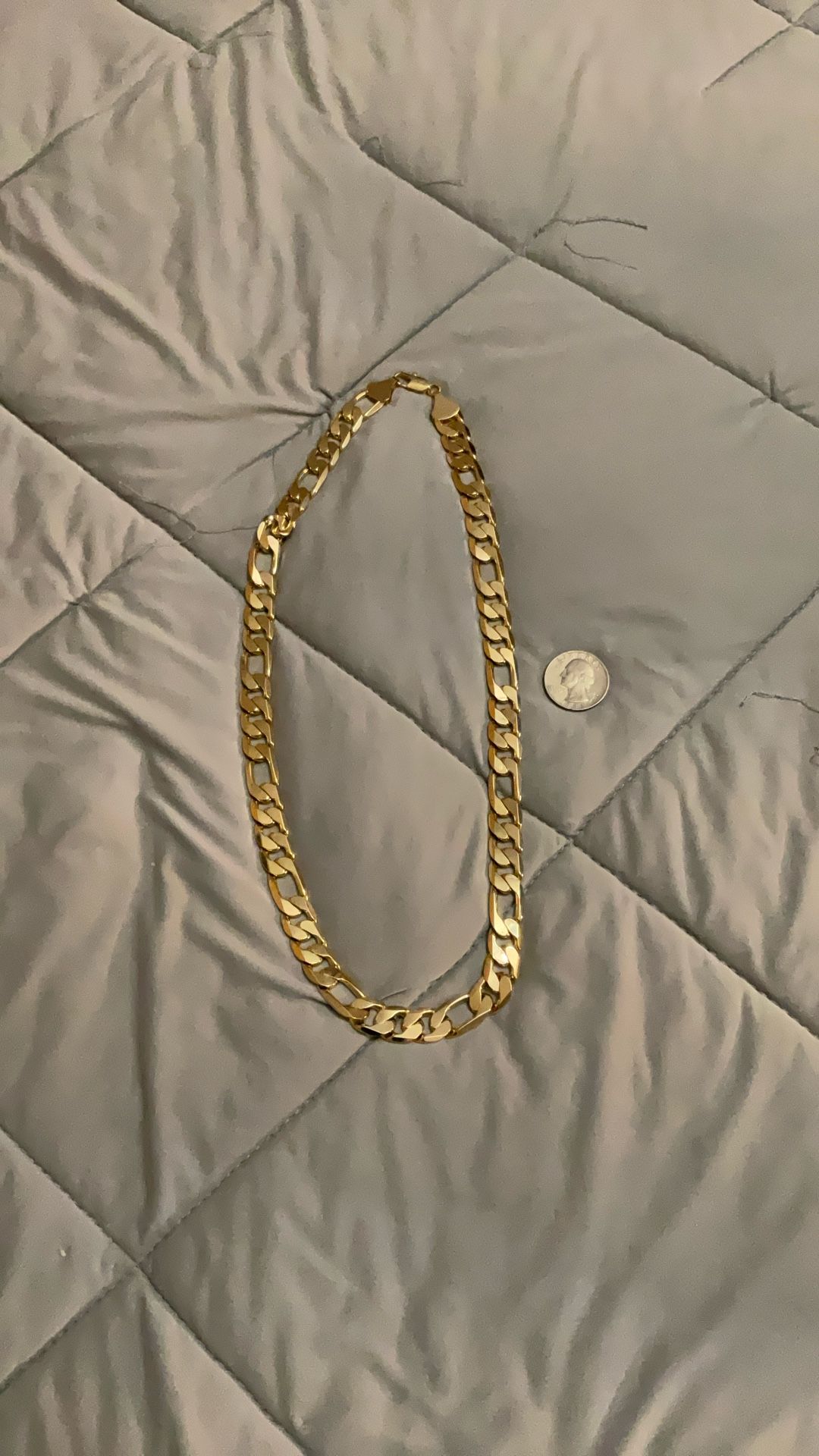 24” Gold Plated Figaro