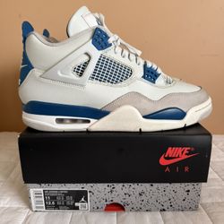 Nike Air Jordan 4 Military Blue Size 11