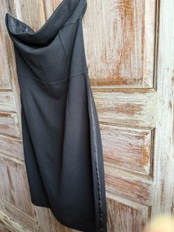 GAP Strapless Black Dress – Tuxedo Detail