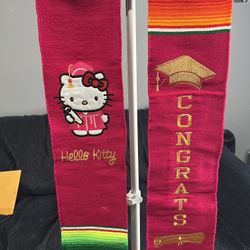 Hello Kitty Graduation Stole 