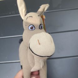 NWT Shrek 2 Donkey Plush Stuffed Animal DreamWorks Nanco 2004 9” DreamWorks