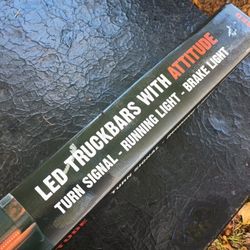 Plasmaglow 60" N.I.B.HotLinez LED Tailgate Light Bar,  Full Sz Truck Brake, Turn Signal, Running Lights/Red